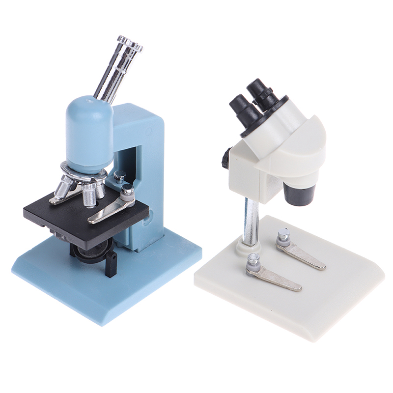 Medical Laboratory Technology - 1 Stück 1:12 Puppenhaus Miniatur Mikroskop
