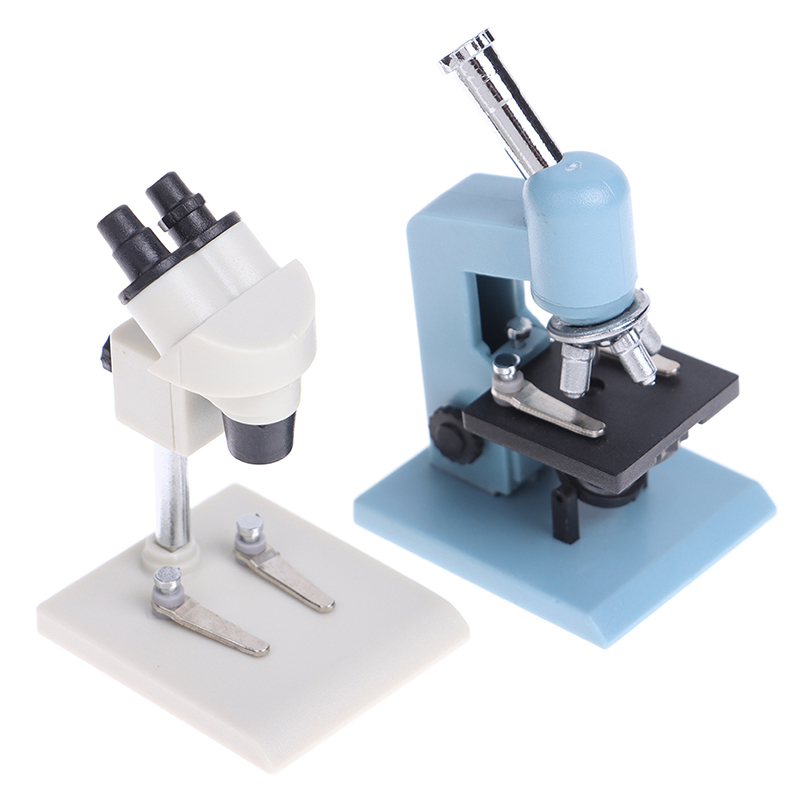 Medical Laboratory Technology - 1 Stück 1:12 Puppenhaus-Miniatur-Mikroskop Laborausrüstung Modell