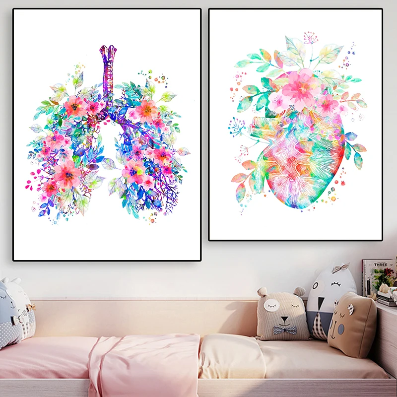 Ungerahmtes Anatomie-Medizinpo – Medical Lab Pictures Bewertung und Preis